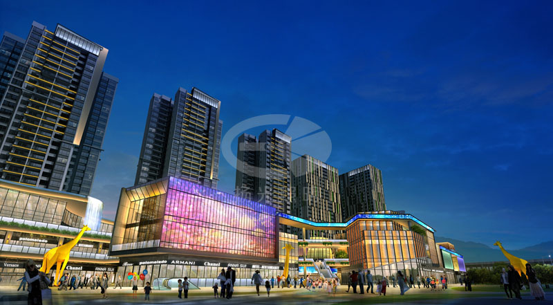 商業(yè)廣場(chǎng)夜景亮化設(shè)計(jì) 商業(yè)廣場(chǎng)夜景亮化設(shè)計(jì)